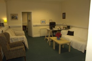 My office and waiting area